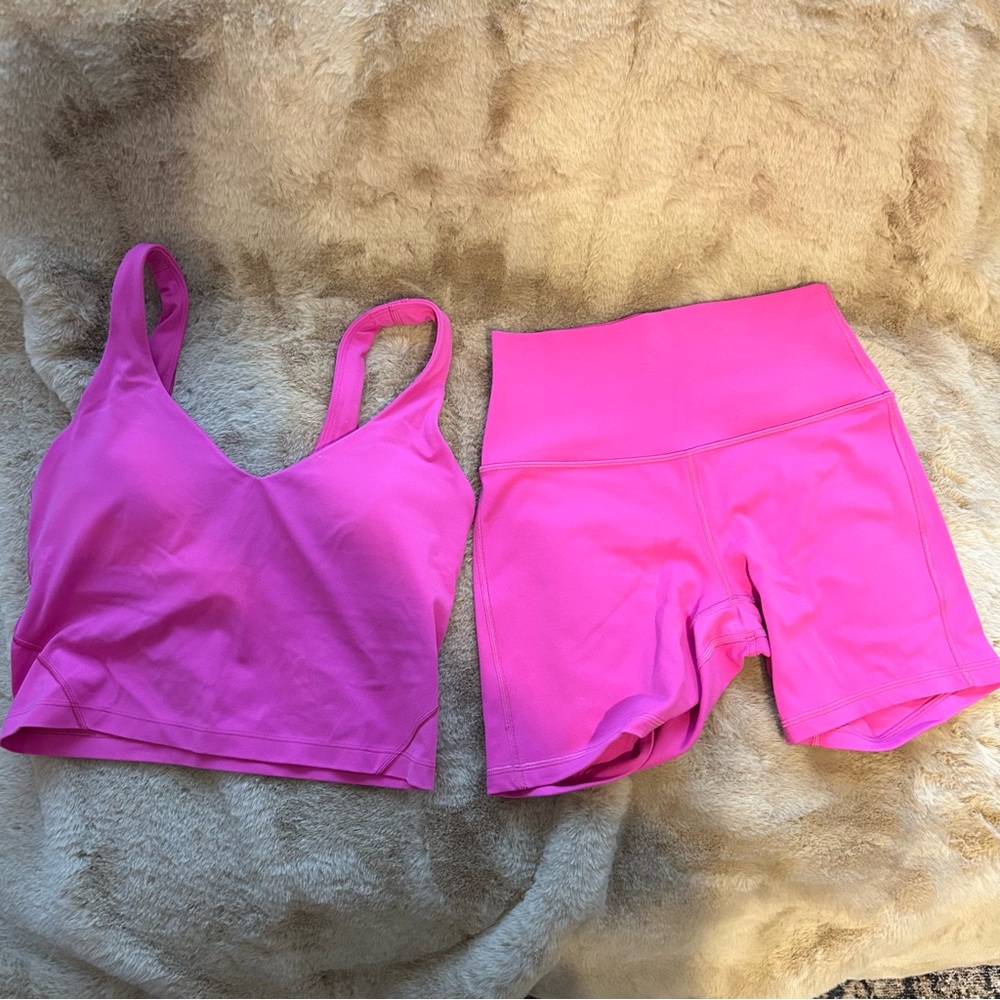 Lululemon Align Set In Hot Pink 🩷🎀